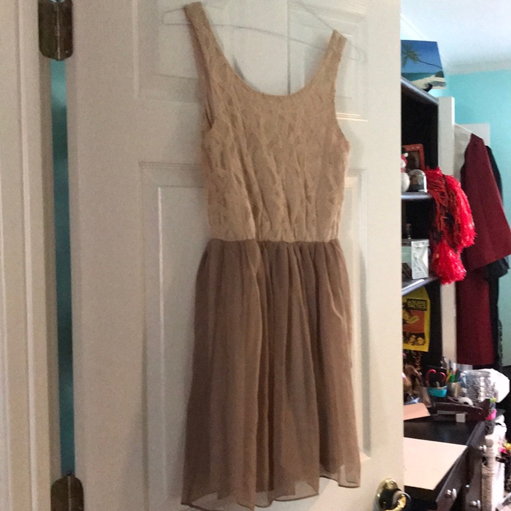Nude dress